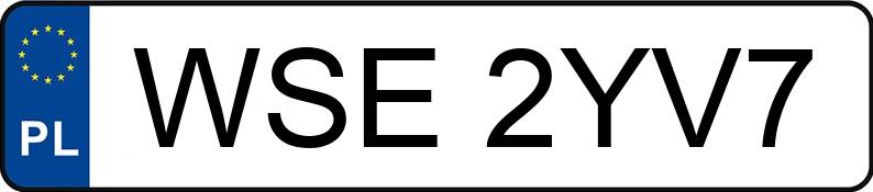 Numer rejestracyjny WSE 2YV7 posiada BMW 316 - WSE2YV7 Numer rejestracyjny WSE 2YV7 posiada BMW 316 - WSE2YV7