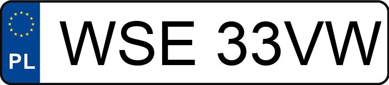 Numer rejestracyjny WSE 33VW posiada DAEWOO LANOS - WSE33VW