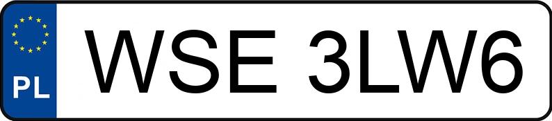 Numer rejestracyjny WSE 3LW6 posiada FIAT 126 ELX Maluch STD - WSE3LW6 Numer rejestracyjny WSE 3LW6 posiada FIAT 126 ELX Maluch STD - WSE3LW6