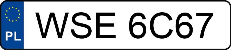 Numer rejestracyjny WSE 6C67 posiada OPEL Corsa C 1.0 MR`00 E3 Comfort - WSE6C67