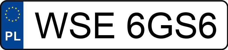 Numer rejestracyjny WSE 6GS6 posiada AUDI A4 - WSE6GS6 Numer rejestracyjny WSE 6GS6 posiada AUDI A4 - WSE6GS6