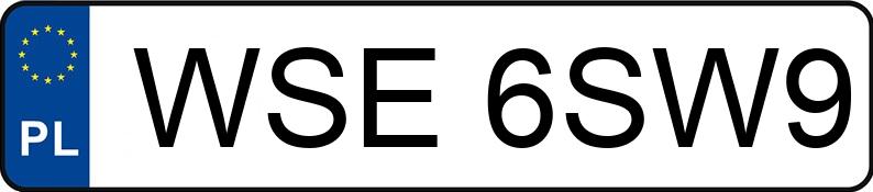 Numer rejestracyjny WSE 6SW9 posiada OPEL Insignia Sports Tourer 2.0 MR`08 E5 Edition Turbo - WSE6SW9