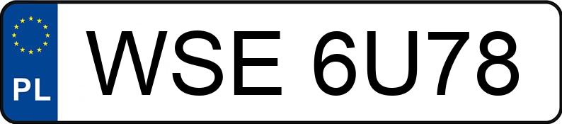 Numer rejestracyjny WSE 6U78 posiada VOLKSWAGEN LT - WSE6U78 Numer rejestracyjny WSE 6U78 posiada VOLKSWAGEN LT - WSE6U78