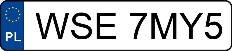 Numer rejestracyjny WSE 7MY5 posiada MERCEDES-BENZ CLA 200 - WSE7MY5 Numer rejestracyjny WSE 7MY5 posiada MERCEDES-BENZ CLA 200 - WSE7MY5