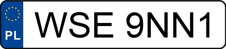 Numer rejestracyjny WSE 9NN1 posiada BMW 530I - WSE9NN1 Numer rejestracyjny WSE 9NN1 posiada BMW 530I - WSE9NN1