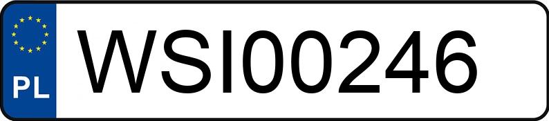 Numer rejestracyjny WSI 00246 posiada FORD Focus 1.6 Kat. MR`98 Ambiente - WSI00246