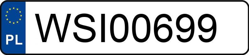 Numer rejestracyjny WSI 00699 posiada SKODA Fabia 1.4 MR`99 E3 Classic - WSI00699