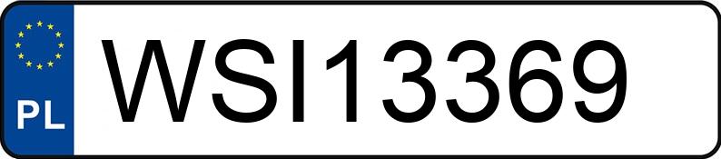 Numer rejestracyjny WSI 13369 posiada OPEL Astra III 1.8 MR`04 E4 Enjoy Aut. - WSI13369