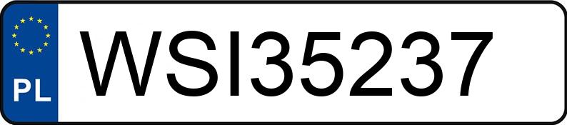 Numer rejestracyjny WSI 35237 posiada RENAULT CLIO - WSI35237 Numer rejestracyjny WSI 35237 posiada RENAULT CLIO - WSI35237