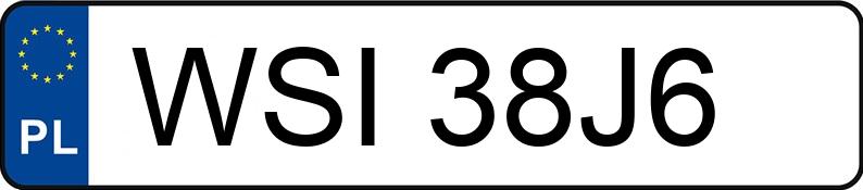Numer rejestracyjny WSI 38J6 posiada AUDI Allroad MR`00 E3 4B Allroad MR`00 E3 4B - WSI38J6