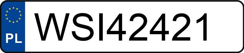 Numer rejestracyjny WSI 42421 posiada OPEL ASTRA - WSI42421
