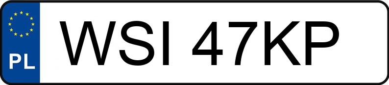 Numer rejestracyjny WSI 47KP posiada OPEL VECTRA 1.6 KAT - WSI47KP Numer rejestracyjny WSI 47KP posiada OPEL VECTRA 1.6 KAT - WSI47KP