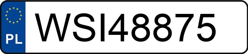 Numer rejestracyjny WSI 48875 posiada MITSUBISHI SPACE STAR - WSI48875 Numer rejestracyjny WSI 48875 posiada MITSUBISHI SPACE STAR - WSI48875