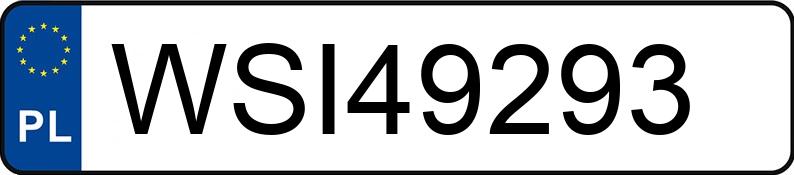 Numer rejestracyjny WSI 49293 posiada BMW 430 - WSI49293