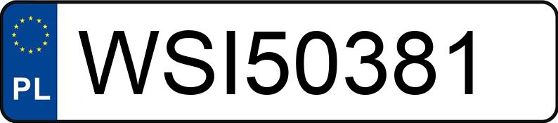 Numer rejestracyjny WSI 50381 posiada VOLVO XC 60 2.0 B6 MILD HYBRID MR`21 E6 Light Armoured AWD Getr - WSI50381