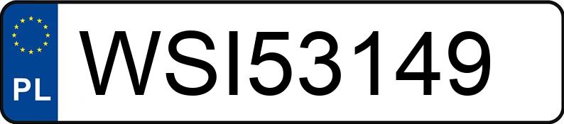 Numer rejestracyjny WSI 53149 posiada KIA Sportage 1.7 CRDi MR`16 E6 M - WSI53149 Numer rejestracyjny WSI 53149 posiada KIA Sportage 1.7 CRDi MR`16 E6 M - WSI53149