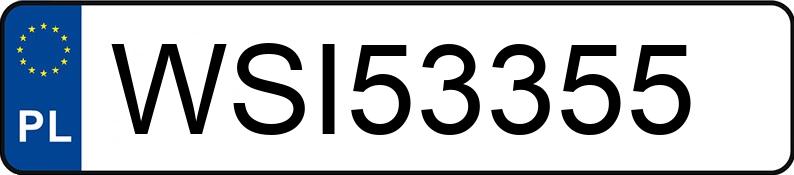 Numer rejestracyjny WSI 53355 posiada ALFA ROMEO GIULIETTA - WSI53355