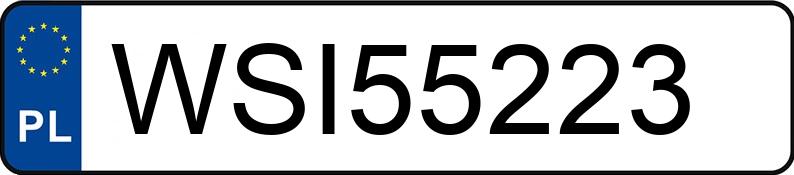 Numer rejestracyjny WSI 55223 posiada CITROEN C4 - WSI55223