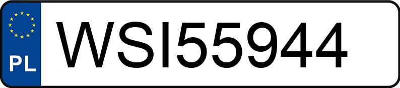 Numer rejestracyjny WSI 55944 posiada CHEVROLET CORVETTE - WSI55944 Numer rejestracyjny WSI 55944 posiada CHEVROLET CORVETTE - WSI55944