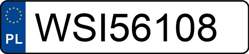 Numer rejestracyjny WSI 56108 posiada BMW 320D - WSI56108