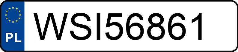 Numer rejestracyjny WSI 56861 posiada BMW 320i MR`19 E6d G20 xDrive Steptronic - WSI56861