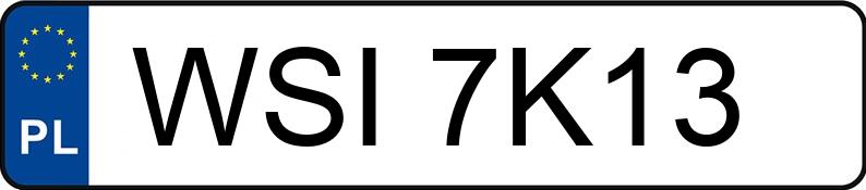 Pojazd o numerach WSI7K13 uczestniczył w wypadku