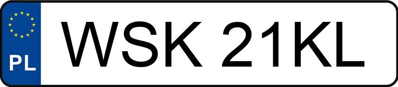 Numer rejestracyjny WSK 21KL posiada BMW 316 - WSK21KL Numer rejestracyjny WSK 21KL posiada BMW 316 - WSK21KL