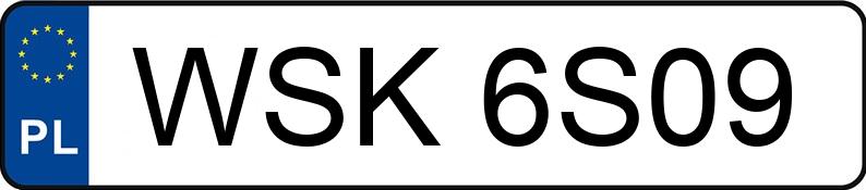 Numer rejestracyjny WSK 6S09 posiada DAIMLERCHRYSLER S 320 - WSK6S09 Numer rejestracyjny WSK 6S09 posiada DAIMLERCHRYSLER S 320 - WSK6S09