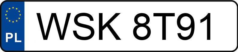 Numer rejestracyjny WSK 8T91 posiada BMW X3 Diesel MR`07 E4 E83 3.0D - WSK8T91 Numer rejestracyjny WSK 8T91 posiada BMW X3 Diesel MR`07 E4 E83 3.0D - WSK8T91