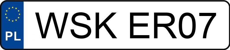 Numer rejestracyjny WSK ER07 posiada RIEJU Enduro MRT 50 - WSKER07 Numer rejestracyjny WSK ER07 posiada RIEJU Enduro MRT 50 - WSKER07