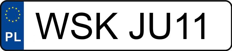 Numer rejestracyjny WSK JU11 posiada RENAULT B 120.55 Messenger E2 5.5t B 120.55 - WSKJU11