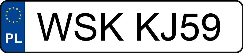 Numer rejestracyjny WSK KJ59 posiada FSO-WARSZAWA POLONEZ CARO 1.6 - WSKKJ59