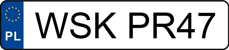 Numer rejestracyjny WSK PR47 posiada BMW 730 - WSKPR47 Numer rejestracyjny WSK PR47 posiada BMW 730 - WSKPR47