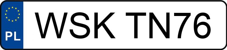Numer rejestracyjny WSK TN76 posiada BMW 520I - WSKTN76 Numer rejestracyjny WSK TN76 posiada BMW 520I - WSKTN76