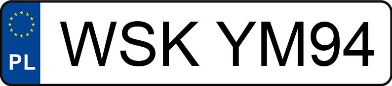 Numer rejestracyjny WSK YM94 posiada BMW 330 XD - WSKYM94
