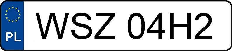 Numer rejestracyjny WSZ 04H2 posiada OPEL Astra IV Active MR`13 E5 Astra IV Active MR`13 E5 - WSZ04H2