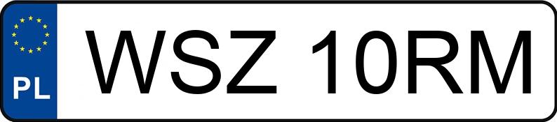 Numer rejestracyjny WSZ 10RM posiada BMW 730 - WSZ10RM Numer rejestracyjny WSZ 10RM posiada BMW 730 - WSZ10RM