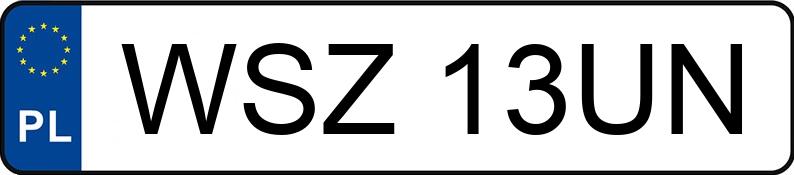 Numer rejestracyjny WSZ13UN posiada BMW Seria 3 316i Compact Kat. E36