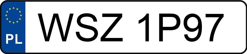 Numer rejestracyjny WSZ 1P97 posiada VOLKSWAGEN Golf IV 1.6 MR`97 Highline Aut. - WSZ1P97