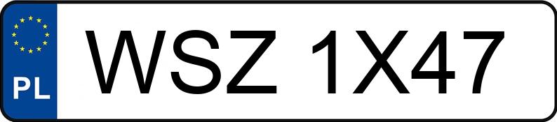 Numer rejestracyjny WSZ 1X47 posiada AUDI A4 Avant 1.9 TDi Kat. MR`99 B5 A4 Avant 1.9 TDi Kat. MR`99 B5 - WSZ1X47
