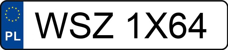 Numer rejestracyjny WSZ 1X64 posiada BMW 520i Kat. MR`95 E39 520i Kat. MR`95 E39 - WSZ1X64