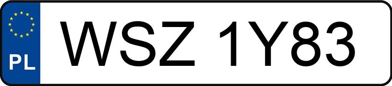 Numer rejestracyjny WSZ 1Y83 posiada BMW 520 - WSZ1Y83 Numer rejestracyjny WSZ 1Y83 posiada BMW 520 - WSZ1Y83