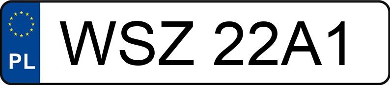 Numer rejestracyjny WSZ 22A1 posiada MAN TGM - WSZ22A1 Numer rejestracyjny WSZ 22A1 posiada MAN TGM - WSZ22A1