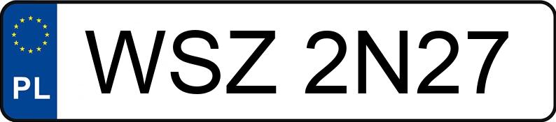 Numer rejestracyjny WSZ 2N27 posiada VOLKSWAGEN Touran GP 2.0 TDI MR`07 E4 Highline DSG - WSZ2N27 Numer rejestracyjny WSZ 2N27 posiada VOLKSWAGEN Touran GP 2.0 TDI MR`07 E4 Highline DSG - WSZ2N27