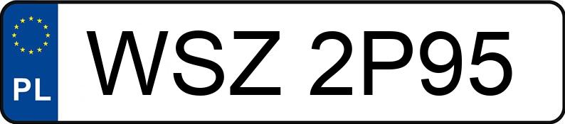 Numer rejestracyjny WSZ 2P95 posiada BMW 320 Diesel DPF MR`04 E4 E90 320 Diesel DPF MR`04 E4 E90 - WSZ2P95