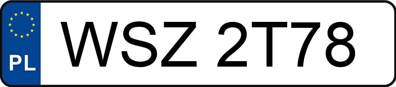 Numer rejestracyjny WSZ 2T78 posiada HYUNDAI Coupe MR`07 E4 Dynamic - WSZ2T78