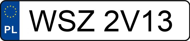 Numer rejestracyjny WSZ 2V13 posiada DAIMLERCHRYSLER C 230 - WSZ2V13