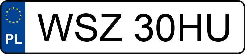 Numer rejestracyjny WSZ30HU posiada MAZDA 323F 1.8 Kat. MR`95 323F 1.8 Kat. MR`95