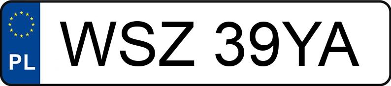 Numer rejestracyjny WSZ 39YA posiada BMW 530 Diesel Kat. MR`95 E39 530 Diesel Kat. MR`95 E39 - WSZ39YA