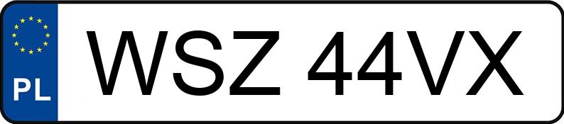 Numer rejestracyjny WSZ 44VX posiada BMW 523i Kat. MR`95 E39 523i Kat. MR`95 E39 - WSZ44VX